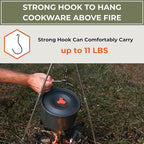 Tactiko Survival 33" Camping Tripod - Image 4