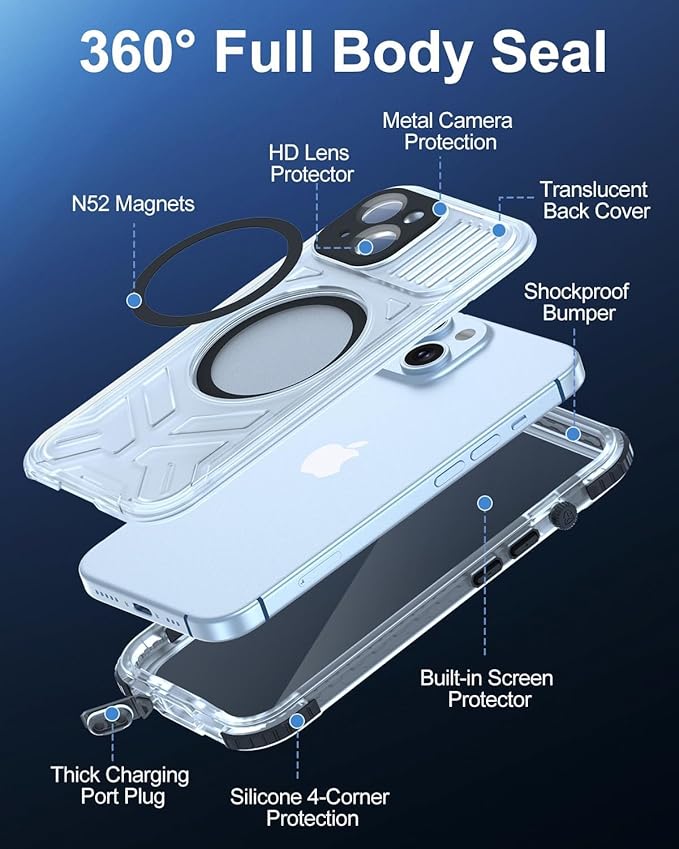 for iPhone 15 Waterproof Case - Image 4