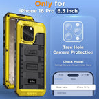 Mitywah Waterproof Case for iPhone 16 Pro, Shockproof Heavy Duty Case - Image 2