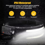 Headlamp Rechargeable 3PCS, 230° Wide Beam Head Lamp LED - Image 7
