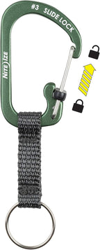 Nite IZE CSLAW3-08-R6 Locking Carabiner Keychain - Image 2