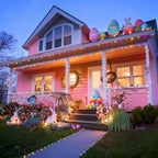 HOME LIGHTING 66ft Easter Decorative Mini Lights, 200 LED Clear Wire Fairy - Image 2