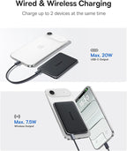 Baseus Picogo Power Bank, 0.3" Ultra Slim 5000mAh MagSafe Battery Pack - Image 4