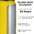 Fanhaw 20 oz Insulated Stainless Steel Water Bottle - Image 3