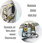 Small Carabiner Clips 1.6 inch Metal Double Sided Spring Gate Snap Hooks - Image 3