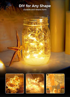 Brightown 12 Pack Led Fairy Lights Battery Operated String Lights Waterproof - Image 4