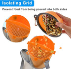 Dog Travel Water Bottle Collapsible Bowls, 2 in 1 Pet Food Container - Image 4