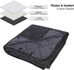 REDCAMP 79"x79" Large Warm Camping Blanket Waterproof & Windproof - Image 5