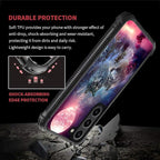for Samsung Galaxy S23 Case, Star Two Wolfs Howling Pattern Graphic Design Girl - Image 3