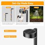 Ahaorigin 2 Pack Solar Pathway Lights Outdoor, 12 Brighter LED Solar Lights - Image 6