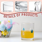 Skylety 2 Pcs Easter Icon Juice Glasses Bunny Drinking Cups Gifts Easter Rabbit - Image 3