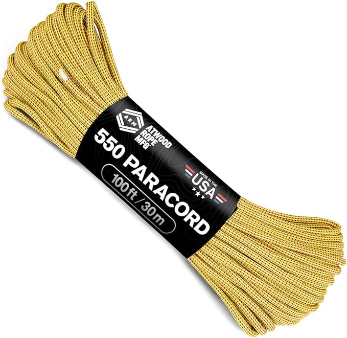 Atwood Rope MFG Color Changing 550 Paracord 100 Feet 7-Strand Core Nylon by AtwoodRopeMFG