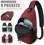 Pritent Crossbody Bags for Women Men Trendy Sling Bag Backpack Casual Chest Bag - Image 3