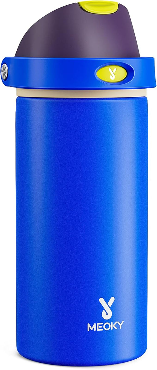 18 oz Insulated Water Bottle for Kids: Meoky Stainless Steel Water Bottle by MEOKY