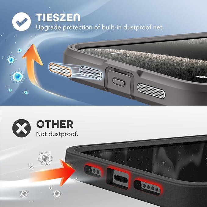 TIESZEN for iPhone 15 Pro Case, Compatible - Image 7
