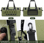 Waterproof Duffel Bag, 70L Large Motorcycle Dry Backpack, Heavy-Duty Roll Top - Image 3