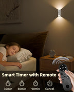 EZVALO Motion Sensor Wall Lights, 4000mAh Rechargeable Battery Operated Wall - Image 6