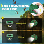 Dysaim Dinosaur Headlamp for Kids Flashlight Outdoor Camping Gear LED Reading - Image 4