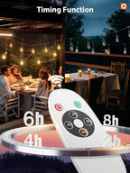 addlon Outdoor String Lights Timer Control, 48FT LED Patio Light - Image 2