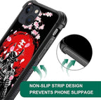 for iPhone 13 Mini Case, Sakura Japanese Samurai Pattern Graphic Design Girl - Image 6