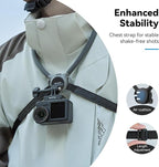 TELESIN Neck Mount SE 2.0 with Air Cushion, Adjustable Chest Strap and Neck - Image 2