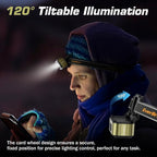 EverBrite 400LM Rechargeable Headlamp, 1.59 oz Lightweight & Comfortable Head - Image 5