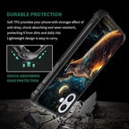 for iPhone 16 Plus Case, Star Cave Hungry Wolf Pattern Graphic Design Girl Boy - Image 7
