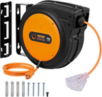 VEVOR Retractable Extension Cord Reel, 75 FT, Heavy Duty 14AWG/3C SJTOW by VEVOR