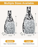 Pritent Crossbody Bags for Women Man Waterproof Sling Bag Backpack Trendy - Image 2