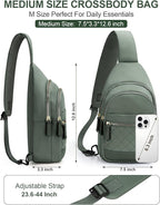 Capolo Sling Bag for Women Men Waterproof Crossbody Bags for Women Trendy - Image 3