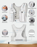 Zelvot Running Vest for Women Men, USA Original Patent, Adjustable Chest Straps - Image 6
