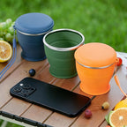 Collapsible Travel Cup, BPA-Free Reusable Water Cup, Lightweight Drinking Cups - Image 8