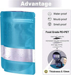 5.9"x8.6" 120pcs Mylar Bags for Food Storage, Smell Proof Bags - Image 5