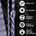 TECEUM 5/32" Paracord Rope 1000 – 1000ft / 200ft / 100ft / 50ft – Tactical - Image 3