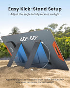 100W Portable Solar Panel for Power Station, 19.8V Foldable Solar Charger - Image 7