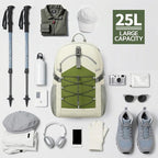 TILYMOL Hiking Travel Backpack for Men Women 25L - Image 6