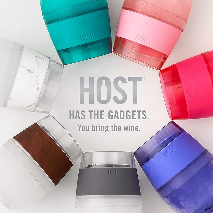 HOST Cooling Cup Set of 4 Plastic Double Wall Insulated Freezable Drink - Image 7