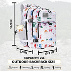 Lovelinks21 25L Tactical Military Backpack Small Travel Rucksack - Image 2