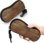 Watercolor Orca Whale Glasses Case Neoprene Portable Zipper Eyeglass Bag - Image 7