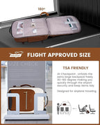 LOVEVOOK 40L Travel Backpack for Women & Men, Airline Approved Carry On Luggage - Image 2