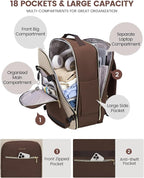 LOVEVOOK 50L Travel Backpack for Women & Men, Airline Approved Carry On Luggage - Image 3