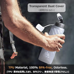 Azarxis TPU Soft Flask Collapsible Water Bottles BPA-Free 250ml 350ml 500ml - Image 5