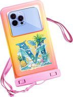 Personalized Initial Waterproof Phone Pouch Case by Unknown