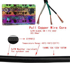 10 Feet Tool Power Cord 14AWG Heavy Duty 3 Prong 15A 125V 105℃ Temperature - Image 5
