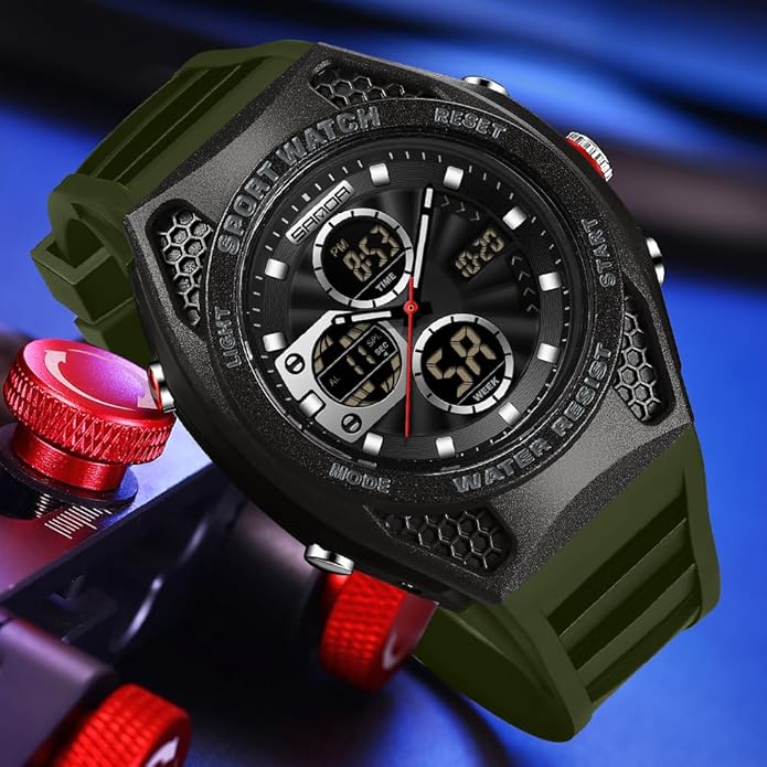 FANMIS Mens Military Multifunction Digital LED Watch Electronic Waterproof - Image 3