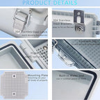 IP67 Waterproof Junction Box, ABS Plastic Electrical Enclosure - Image 3