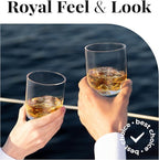 Vivocci Unbreakable Tritan Plastic 12.5 oz Whiskey & Double Old Fashioned Bar - Image 6