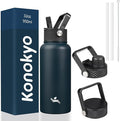 Konokyo 32 oz Insulated Water Bottle Stainless Steel Sport Bottles by Konokyo