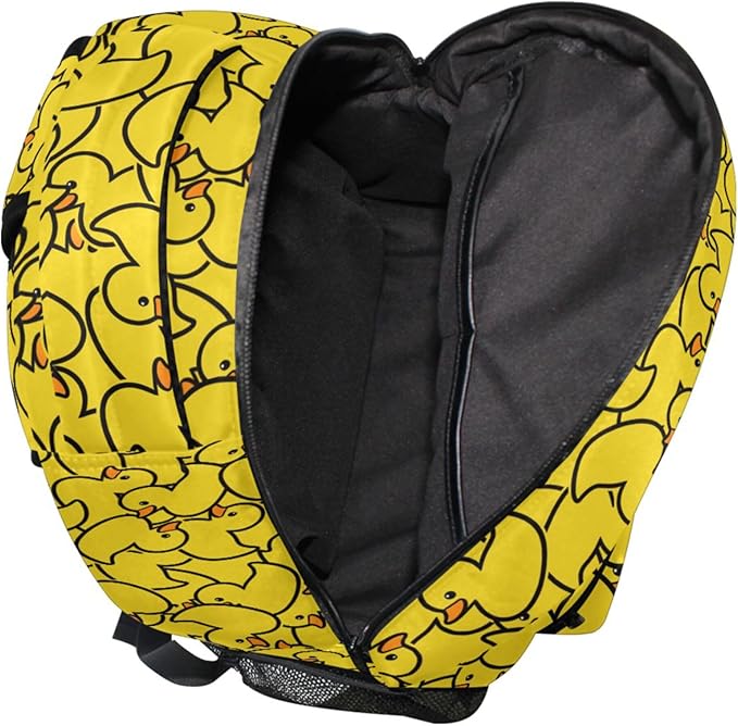 Wamika Yellow Ducks Backpack Farm Cartoon Animals School Backpacks Preschool - Image 6