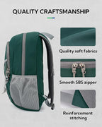 WATERFLY 12L Small Hiking Backpack: Day Pack Lightweight Travel Bag Camping - Image 5